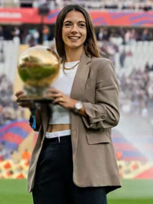 Aitana Bonmatí LaLiga 2023 Brown Blazer