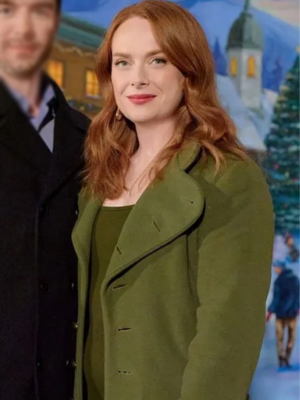 Alex Paxton-Beesley Our Christmas Green Trench Coat