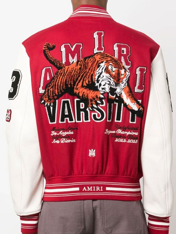 Amiri Logo-Patch Varsity Bomber Jacket
