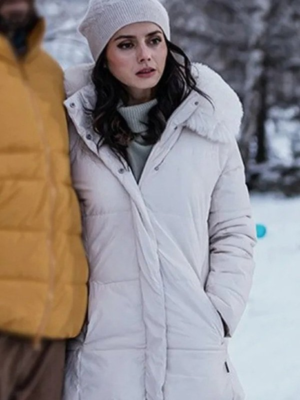 Amrita Acharia There’s Something White Puffer Jacket