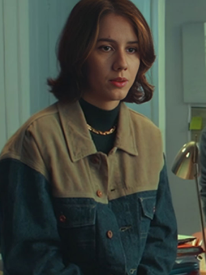 Anaïde Rozam Trash S01 Isabelle Blue Beige Denim Jacket