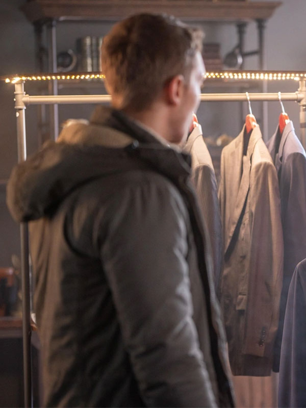 April X Baxter Connor Storrie Brown Hooded Jacket