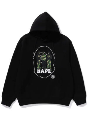 BAPE Sport Oversized Fleece Pullover Hoodie