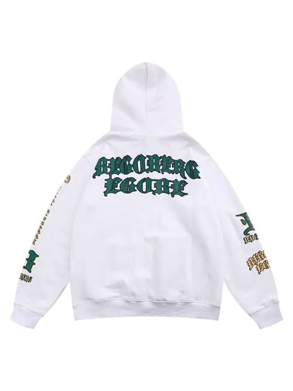 BEGORERG B EGOBE Oversized Pullover Hoodie