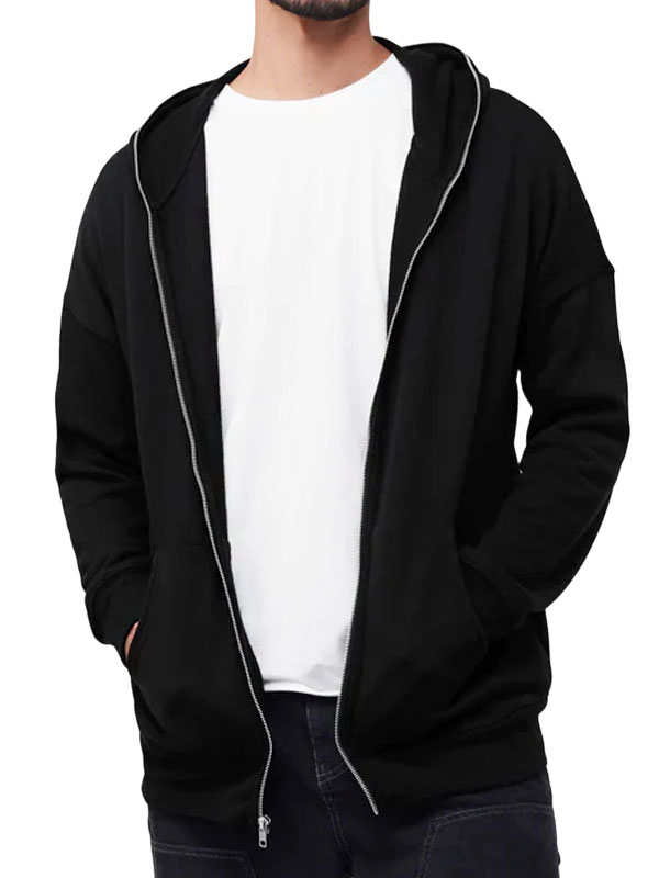 Beyonce Bella x Canvas Black Fleece Zip-Up Hoodie