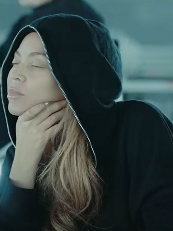 Beyonce Bella x Canvas Black Fleece Zip-Up Hoodie