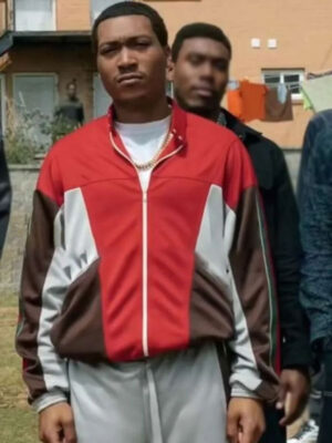 Big Meech Flenory BMF S03 Orange Bomber Jacket