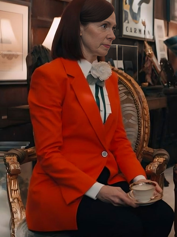 Carrie Preston Elsbeth S02 Red Suiting Blazer