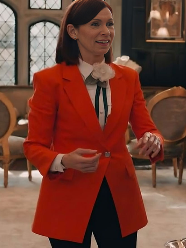 Carrie Preston Elsbeth S02 Red Suiting Blazer