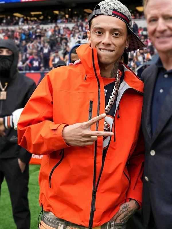 Central Cee Supreme Orange Hooded Jacket