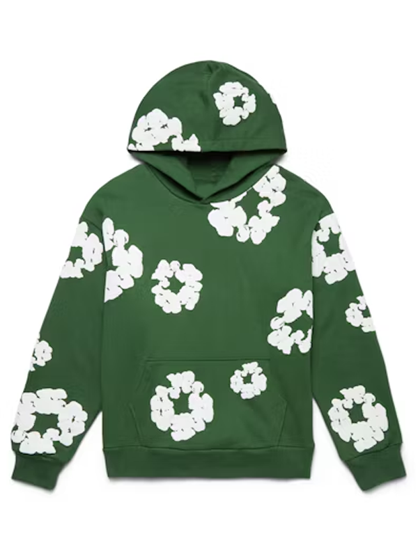 Denim Tears The Cotton Wreath Oversized Pullover Hoodie
