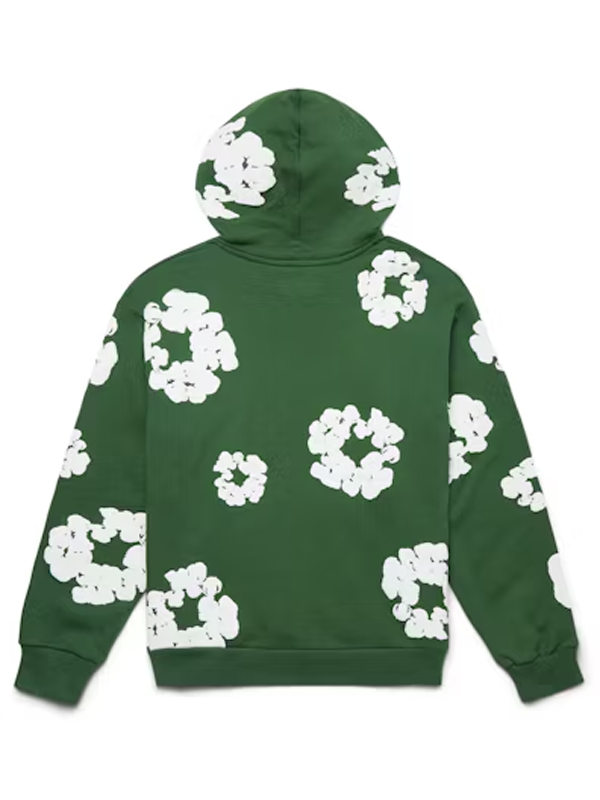Denim Tears The Cotton Wreath Oversized Pullover Hoodie
