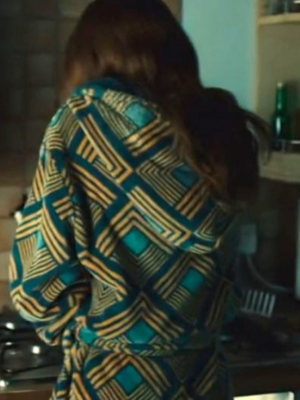 ella-purnell-sweetpea-geometric-print-green-robe-1