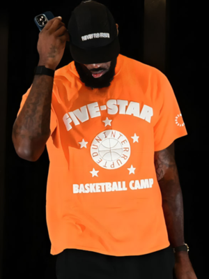 five-star-basketball-camp-lebron-james-orange-t-shirt-1