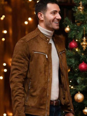Garrett Marcantel 12 Dates of Christmas Brown Jacket