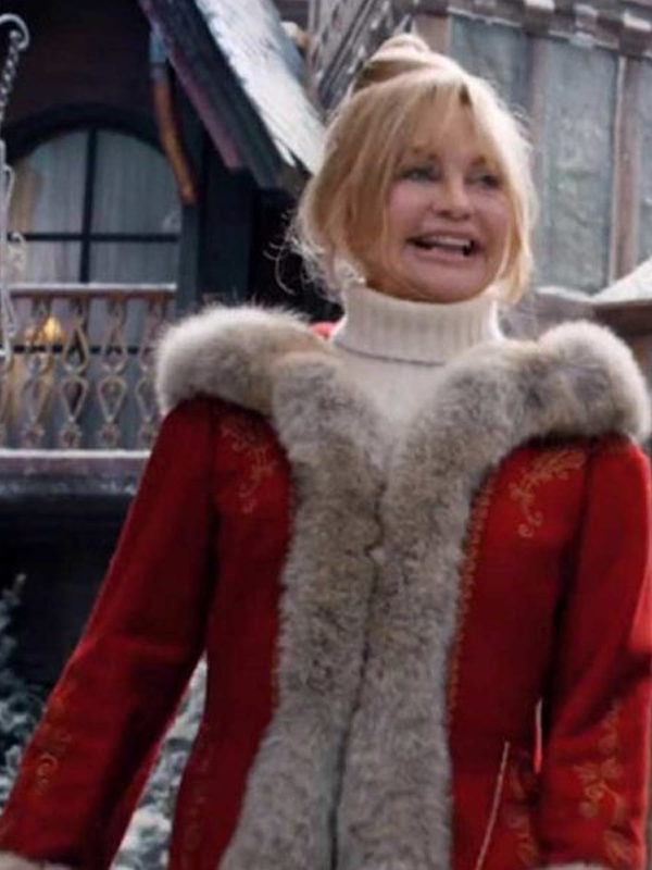 Goldie Hawn Mrs Claus The Christmas Chronicles Coat