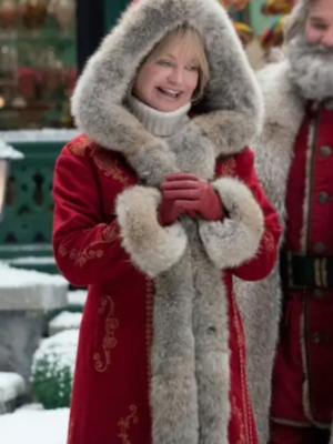 Goldie Hawn Mrs Claus The Christmas Chronicles Coat