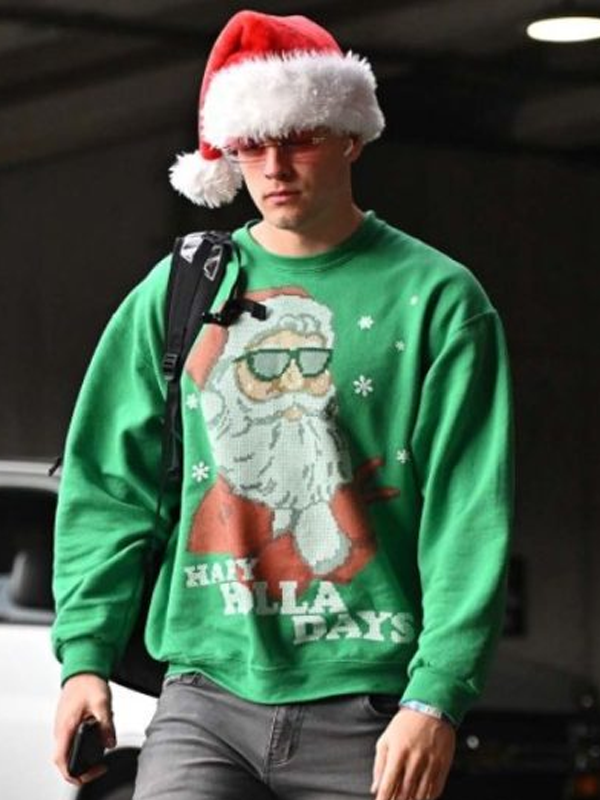 Happy Holla Days Joe Burrow Christmas Sweater