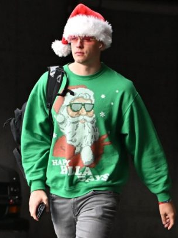 Happy Holla Days Joe Burrow Christmas Sweater