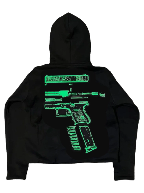 In Glock We Trust Black Fleece Pullover Hoodie