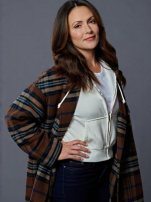 Italia Ricci Catch Me If You Claus Plaid Print Coat