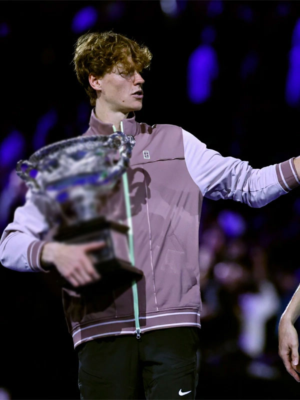 Jannik Sinner 2024 Australian Open Varsity Jacket