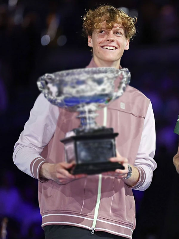 Jannik Sinner 2024 Australian Open Varsity Jacket