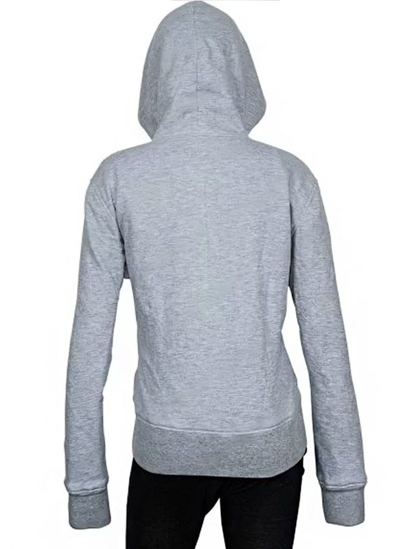Just Love You Fleece Grey Pullover Hoodie