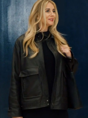 Justine Lupe Nobody Wants This Morgan Leather Jacket