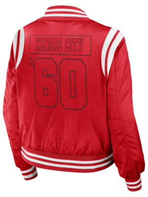 kansas-city-chiefs-erin-andrews-red-satin-bomber-jacket-1