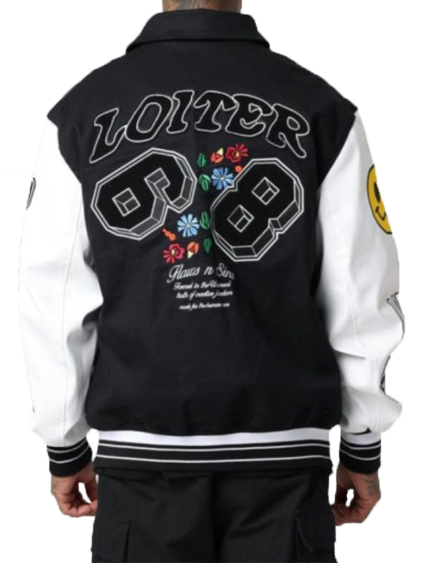 Loiter Wool And Leather Varsity Jacket