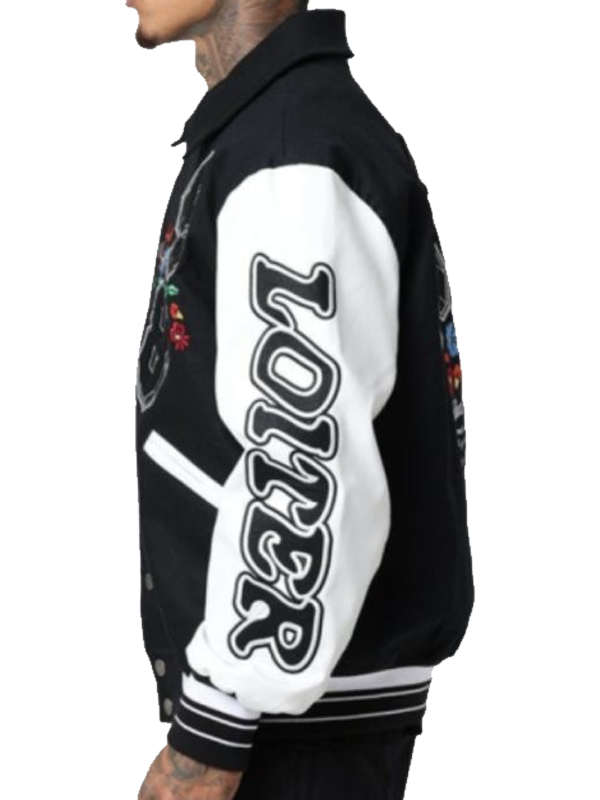 Loiter Wool And Leather Varsity Jacket