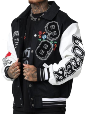 Loiter Wool And Leather Varsity Jacket