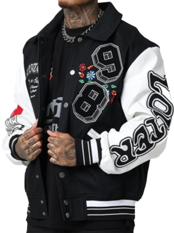 Loiter Wool And Leather Varsity Jacket