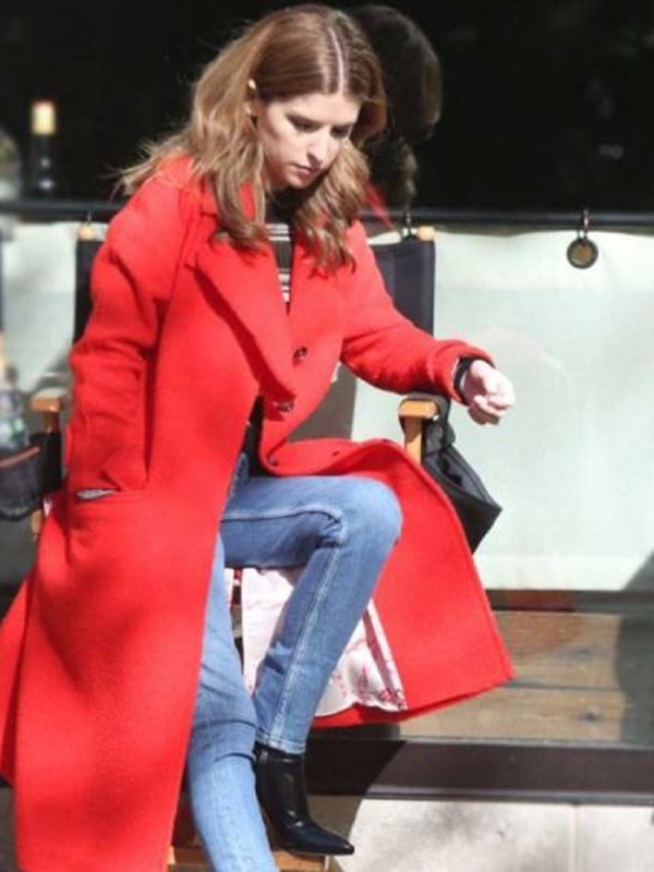 Love Life Darby Anna Kendrick Red Trench Coat