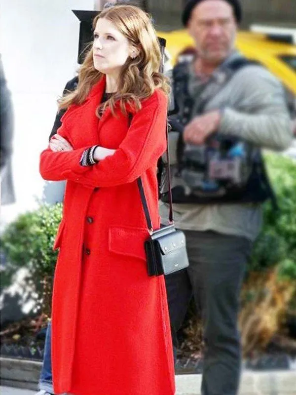 Love Life Darby Anna Kendrick Red Trench Coat