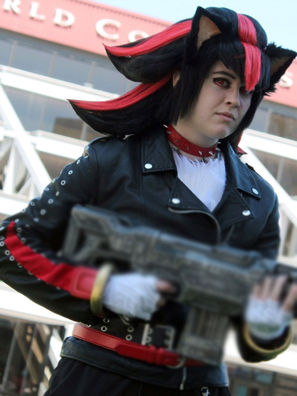 Masterpost Shadow Cosplay Black Leather Jacket
