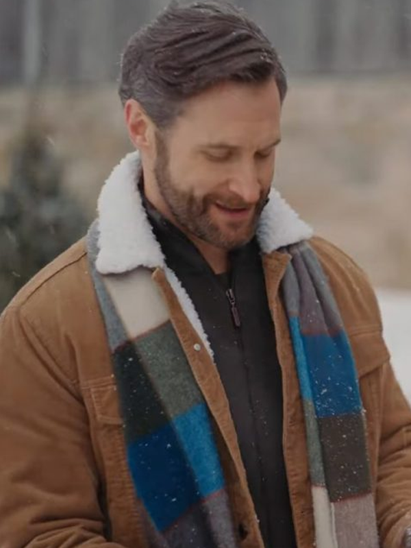 Matt Wells Christmas On The Alpaca Farm Fur Brown Jacket