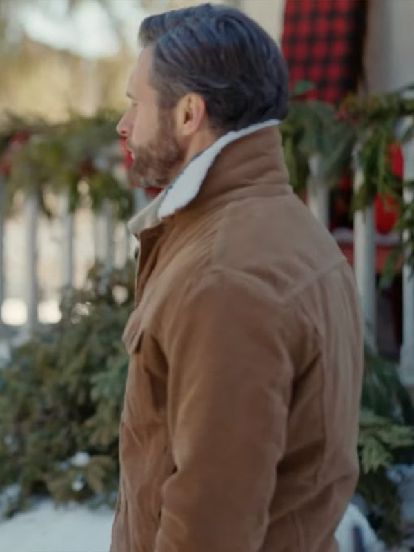 Matt Wells Christmas On The Alpaca Farm Fur Brown Jacket