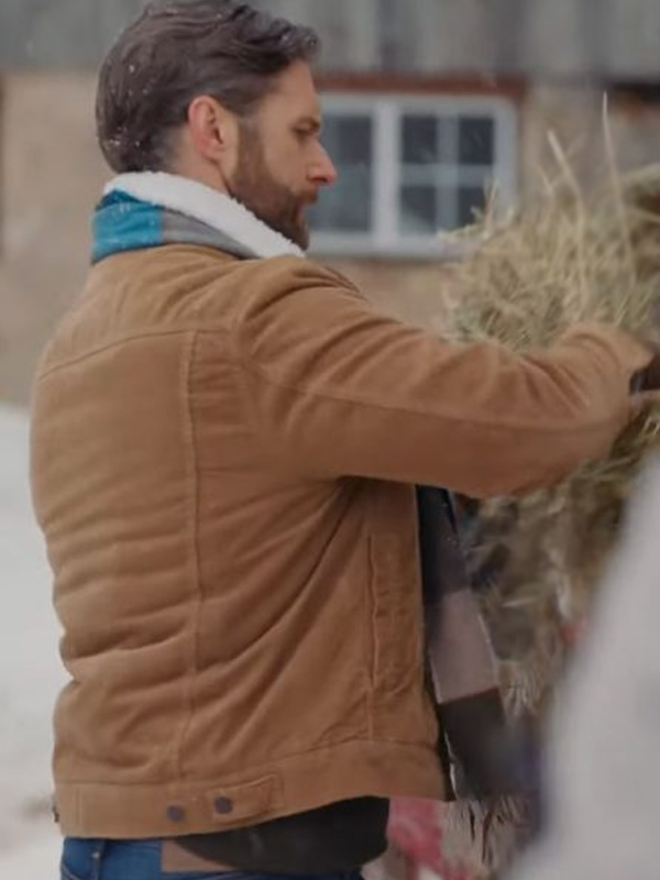 Matt Wells Christmas On The Alpaca Farm Fur Brown Jacket