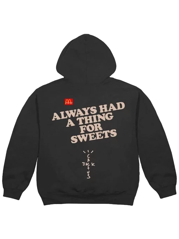 McDonald’s Apple Pie Travis Scott Black Pullover Hoodie