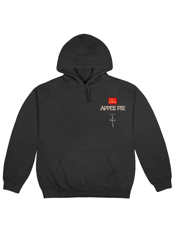 McDonald’s Apple Pie Travis Scott Black Pullover Hoodie