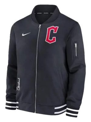 mlb-cleveland-guardians-black-bomber-jacket-1