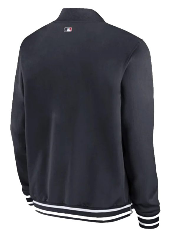 MLB Cleveland Guardians Black Bomber Jacket