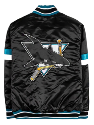 nhl-san-jose-sharks-black-satin-varsity-jacket-1