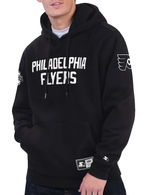 NHL Starter Philadelphia Flyers Black Pullover Hoodie