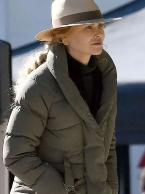 Nicole Kidman Lioness S2 Grey Puffer Jacket