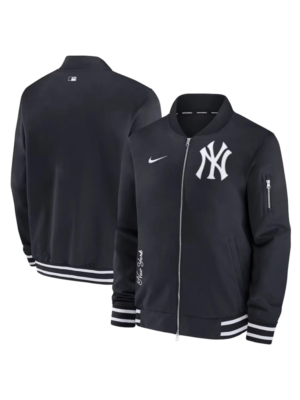 Nike New York Yankees Black Varsity Bomber Jacket