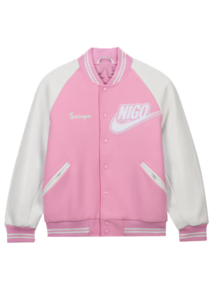 Nike x Nigo NRG Varsity Wool And Leather Jacket