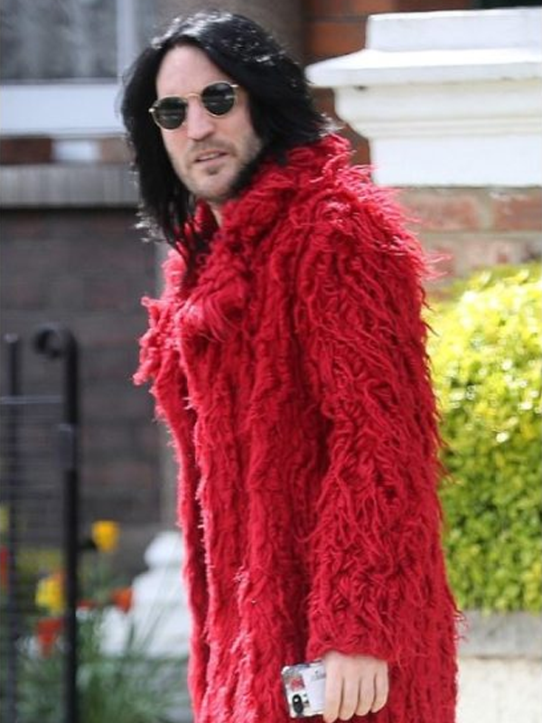 Noel Fielding The Great British Bake Off Red Fur Coat